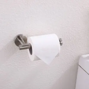 Wall Mounted Toilet Paper Holder Polished Finish 304 Stainless Steel Toilet Paper Holder, Silver