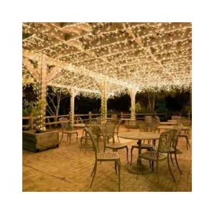 600 LED String Lights Carnival Wedding Outdoor Indoor Garden Lighting warm White, 100M