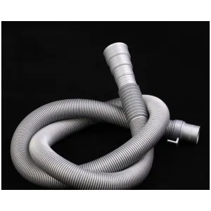 Corrugated Plastic Tube Washing Machine Drainage Extension Tube Gray, 2m