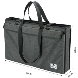 Oxford Folding Table Storage Bag Camping Table Storage Bag Picnic Table Carry Bag, 60 x 40 x 12 cm