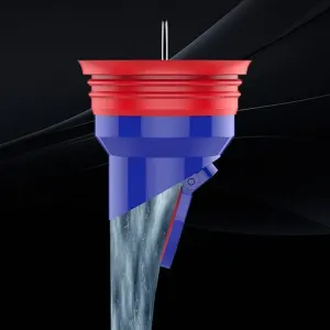 Shower Floor Drain, Backflow Preventer, Odor Proof, for Kitchen Bathroom Drain, Silicone, Quick Drain Valve, 5.3 x 5.3 cm