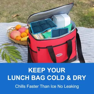 4 Pack Reusable Lunch Box Ice Packs