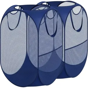 2 Pack Pop Up Mesh Laundry Baskets