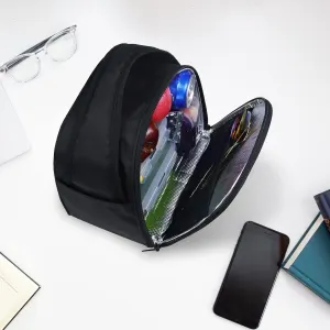 Insulated Lunch Bag for Women, Reusable Thermal Lunch Box Cooler Bag with Handle for Work, Picnic, Travel, Cute, Black