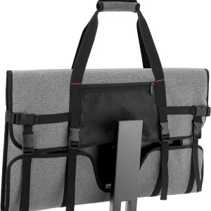 Monitor Carrying Bag Dustproof Portable Monitor Sleeve Case with Adjustable Handle for Desktop Computer, Fits 20 to 24 Inch Monitors