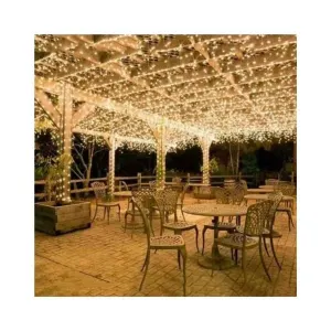800 LED String Lights with 8 Lighting Modes, Warm White 100M Fairy Lights, Indoor Outdoor Decorative Lights for Garden, Wedding, Carnival & Party