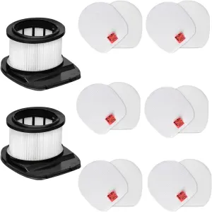 for Shark IZ362H IZ462H IZ363HT IZ163H IZ483H Replacement Filter Anti-Allergen Lightweight Cordless Stick Vacuum Vertex Ultra Pet Plus Power IZ482H IZ162H IZ361H 2 Filters +12 Foam Felt Kit