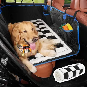Dog Mat Bed for Back Seat Extender, Non-Slip Dog Bed Mat Custom Fit for Backseat Extenders, Pet Couch Cover,Washable Travel Pet Bed Mat for Cars, SUVs, Sedans