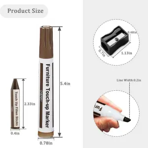 Wooden urniture loor Scratch Repair Markers and Wax Sticks or Stains, Scratches, Wood loors, Tables, Desks, Carpenters, Bedposts, Touch Ups, and Cover Ups (Set o 13)