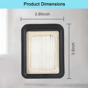8 Pack 1866 Replacement filters Compatible with Bissell Crosswave 1785 2306 2551 & 2554 CrossWave Cordless Max All in One Wet-Dry Vacuum Cleaner, Compare to Part # 1608684