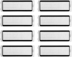 Replacement ilters Parts, Compatible with  Q Revo/Qrevo 2R3W, Robot Vacuums Cleaner Replacement Spare Parts Accessories, 8-pack.