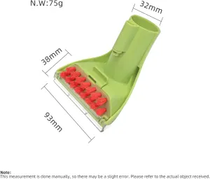 Replacement Parts Compatible with Bissell Little Green Machine 4075 4095 4064 Series – 4″ Tough Stain Brush Tool Attachment Nozzle Head Portable Carpet & Upholstery Cleaner