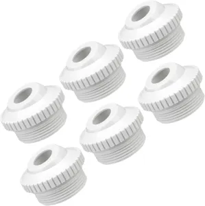 Pool Jet Nozzles 3/4" SP1419D low Inlet itting Opening Water Directional Pool Return ittings, 6 Pack