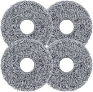 Rotating Mop Cloths or Saros 20 (4-Pack), 200 RPM Scrubbing, 30-Level Water Adjustment, Compatible with 212℉ Auto Wash & 131° Drying, Reusable Mop Pads or Hardwood Tile Marble Carpet