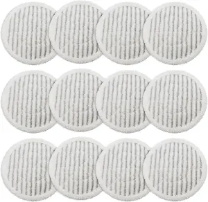12 Pack S8201 Replacement Steam Mop Pads or Shark S7001 S8001 S7201 S7000AMZ S7000 S7005 S7020 S7001C S7000C Steam Mop, Steam & Scrub All-in-One Scrubbing Mop Pads, or Model XKITP7000