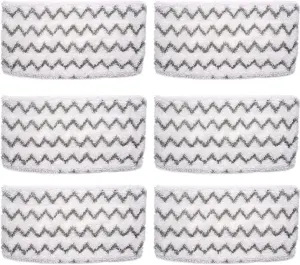 6 Pack S1000 S2001 Steam Mop Replacement Pads or Shark S1000 S1000A S1000C S1000WM S10001C S1200 & S2001 SteamSpot Steam Mop