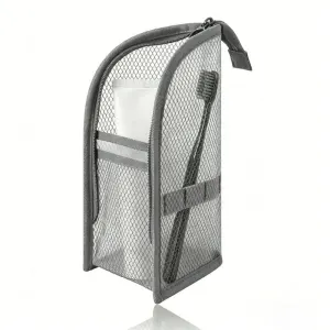 Stand-Up Breathable Mesh Toiletry Organizer, Multifunctional Waterproof Travel Cosmetic Bag, Travel Cosmetic Bag