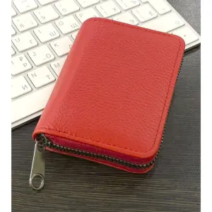 Men’s Card Holder, Business Card Holder, Card Sleeve, Credit Card Holder, Red