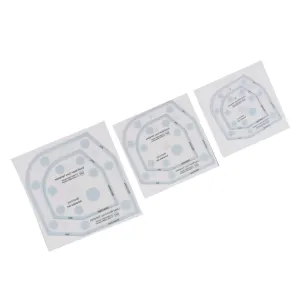 6in 8in 10in 3 Sizes Bowl Cozy Template Acrylic Bowl Cozy Pattern Template Cutting Ruler Set