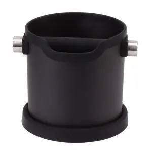 Semi Automatic Coffee Knock Box Stainless Steel Silicone Coffee Grounds Container Dump Bin