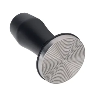 Coffee Tamper Aluminum Alloy Calibrated Tamper with Spring Loaded Stainless Steel Base for Cafe Home 58 Thread Bottom