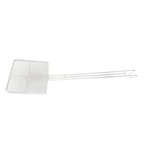 Stainless Steel Square Strainer Skimmer Ladle for Cooking Frying Kitchen Gadgets Mesh Strainer Pasta Strainer Spoon Fine Mesh