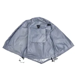 124.5x84x79cm Dogs Wire Crate Cover Waterproof Sunscreen Dustproof Pet Cage Cover for OutdoofGray