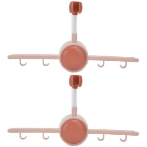 2Pcs Shower Head Holder Angle Adjustable Waterproof Moistureproof Shower Rack Hanging