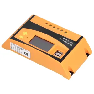 12V/24V Solar Charge Controller Solar Charge Discharge Regulator Waterproof Photovoltaic Controller60A