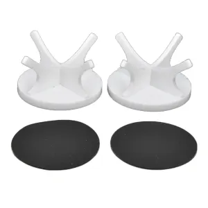 2Pcs Golf Ball Rack High Stability Strong Firmness Simple Baseball Display StandWhite 2 Pieces
