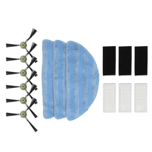 Vacuum Cleaner Accessories Kit High Strength Sweeping Robot Cleaning Rag Filter Side Brush Replacement Parts
