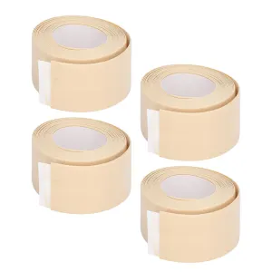 4Pcs Kitchen Sealant Strip PVC Waterproof Self Adhesive Sealing Tape for Bathroom Sink