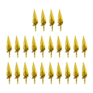 24Pcs Aluminum Foil Balloons Set Explosion Star Balloons for Wedding Celebration Holiday Party Arrangement Decoration
