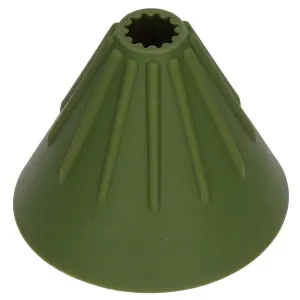 Silicone Coffee Dripper Portable Reusable Folding Coffee Filter for Travel Camping Office HomeGreen