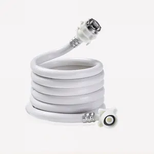 PVC Washing Machine Water Inlet Pipe with Steel Connector Extension Tube Washing Machine Hoses for Water Injection 4m/157.5in