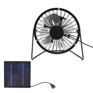 Photovoltaic Solar Panel Set Ventilation System Mini Portable USB Cooling Fan 5v 2.5w