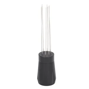 Coffee Distribution Needle Stainless Steel Firm Practical Safe Hand Tampers Stirring Tool for Home Black