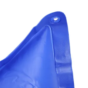 Inflatable Pool Pillow Thickened PVC Protective Cushion for Above Ground Outdoor Swimming Pools 120cm Dark Blue Square