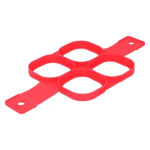 Reusable Egg Mold Reusable Red Non Stick Pancake Egg Maker Mould Cooking Utensils(Type 1 )