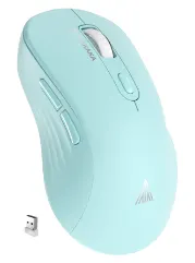 SM66 Dual Mode Wireless Gaming Mouse, Rechargeable RGB Ergonomic Mice with Adjustable DPI
