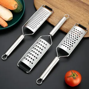 3Pcs Mini Cheese Grater With Handheld Cheese Stainless Steel Shredder Kitchen Small Graters for Cheese Hand Grater
