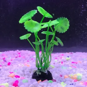 Aquarium Decoration Plastic Plants 3 Pieces Fish Tank Plants Fish Tank Decoration Accessories Decoration Set Resin