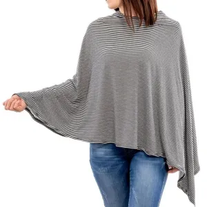 Baby Nursing Cover & Nursing Poncho - Multi Use Cover for Baby Car Seat Canopy, Shopping Cart Cover, Stroller Cover, 360° Full Privacy Breastfeeding Coverage, Baby Shower Gifts for Boy&Girl