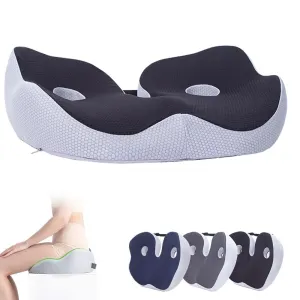 Bed Cushion for Butt Fiber Bedsore Pressure Pillow T Shaped Opening Triangular Slope Design Anti Decubitus Cushion for Elderly Bedridden Disabled 1 Chair Seat Cushion