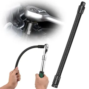 1/2 Inch Flexible Shaft Extension Bar, Socket Torque Extender Connecting Rod for Hand & Power Tools, 250ml
