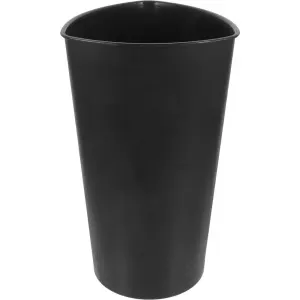 Creative Black Flower Bucket Plastic Container for Home and Office