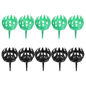 10pcs Plastic Manure Box Black ABS Storage Holder For Plant Enthusiasts