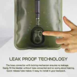 2 Liter Hydration Reservoir Water Bladder Storage for Backpack Outdoor