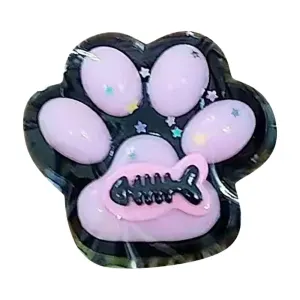 Cat Paw, Paw Squeeze Toy,Pink & Black,Sensory Fidget Toy for Your Best Mellow and Chill,Birthday Gift, Sticky Squishies Party Favors Novelty Things Birthday Gift