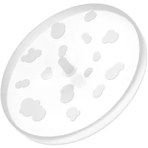 Microwave Popcorn Maker Lid Transparent Plastic Cover for Outdoor Use with Portable Design